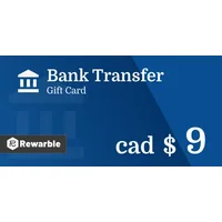 Bank Transfer C$9 CAD