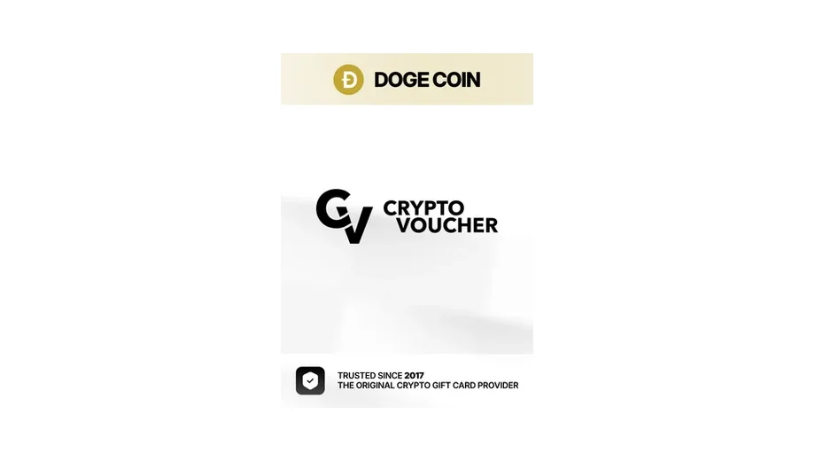 Crypto Voucher 620 EUR in Dogecoin (DOGE) Crypto Voucher gallery image 1