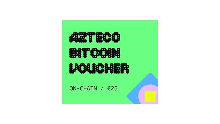 Azteco €25 EUR in Bitcoin (BTC) Crypto Voucher gallery image 2