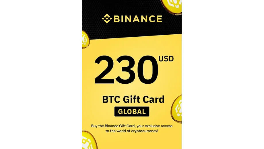 Binance $230 USD in Bitcoin (BTC) Crypto Voucher gallery image 2