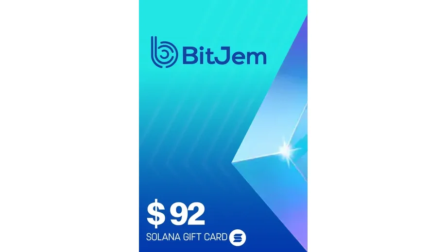 BitJem $92 USD in Solana (SOL) Crypto Voucher gallery image 2