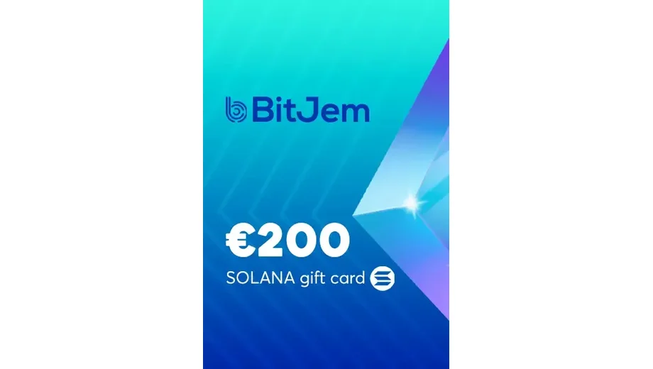BitJem €200 EUR in Solana (SOL) Crypto Voucher gallery image 2
