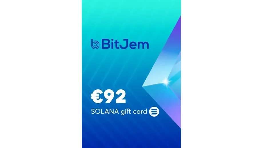 BitJem €92 EUR in Solana (SOL) Crypto Voucher gallery image 2