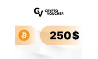 Crypto Voucher $250 USD in Bitcoin (BTC) Crypto Voucher thumb 2