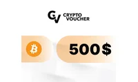 Crypto Voucher $500 USD in Bitcoin (BTC) Crypto Voucher thumb 2