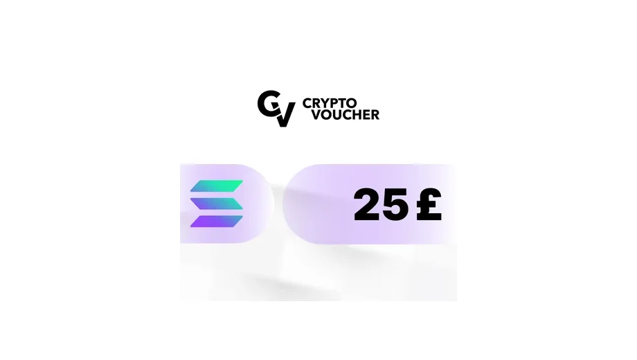 Crypto Voucher £25 GBP in Solana (SOL) Crypto Voucher gallery image 2