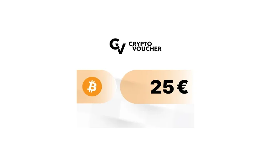 Crypto Voucher €25 EUR in Bitcoin (BTC) Crypto Voucher gallery image 2