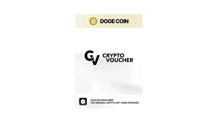 Crypto Voucher €5 EUR in Dogecoin (DOGE) Crypto Voucher gallery image 2