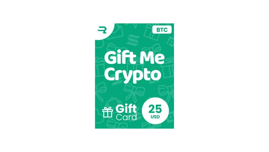 Gift Me Crypto $25 USD in Bitcoin (BTC) Crypto Voucher gallery image 2