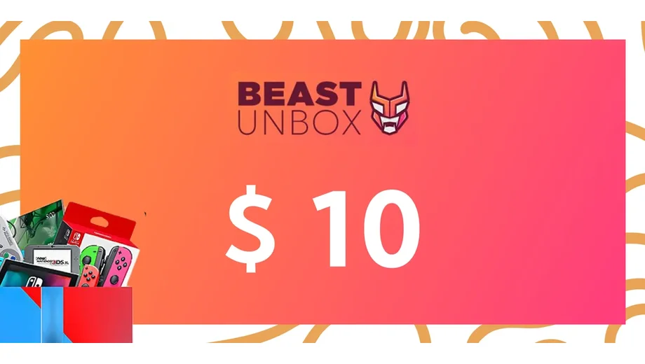 BeastUnbox.com 10 USD Gift Card (Global) gallery image 2