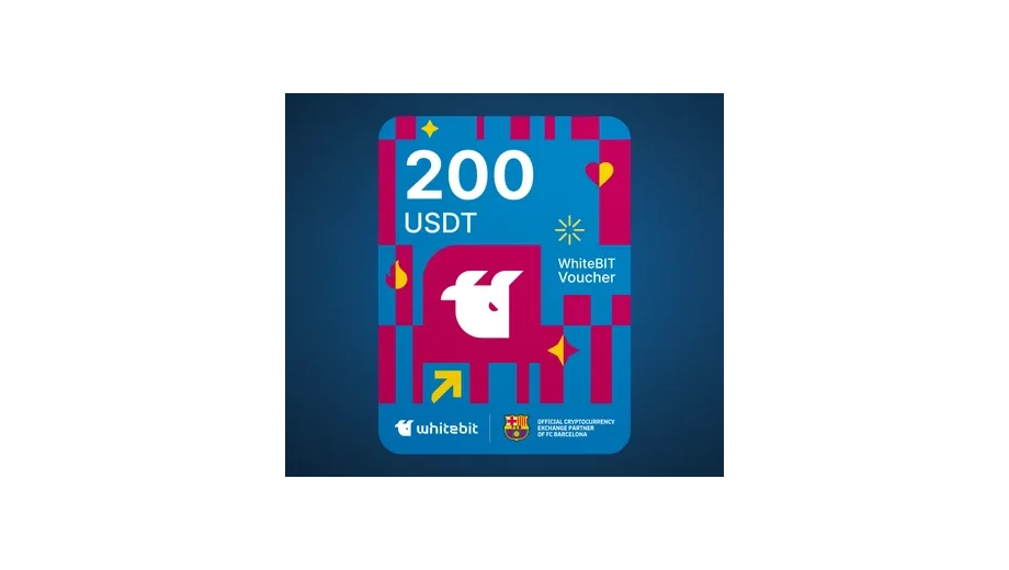 WhiteBIT 200 Tether (USDT) Crypto Voucher gallery image 2