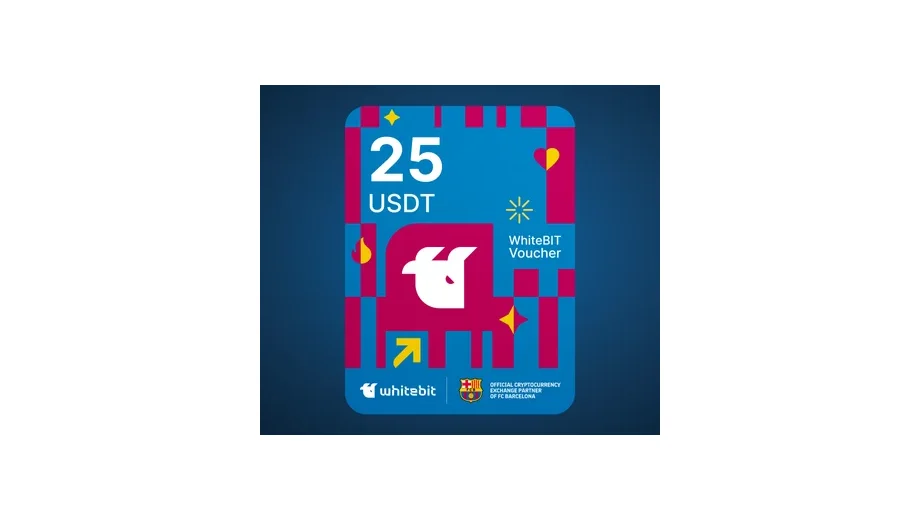 WhiteBIT 25 Tether (USDT) Crypto Voucher gallery image 2