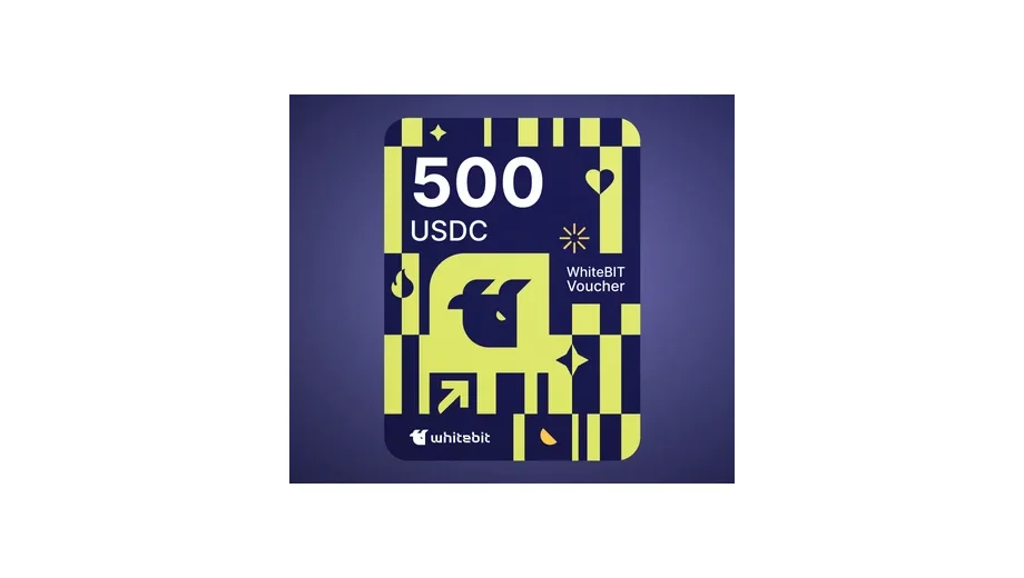 WhiteBIT 500 USD Coin (USDC) Crypto Voucher gallery image 2