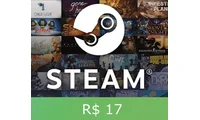 Steam Wallet 17 BRL Gift Card (Global) thumb 2
