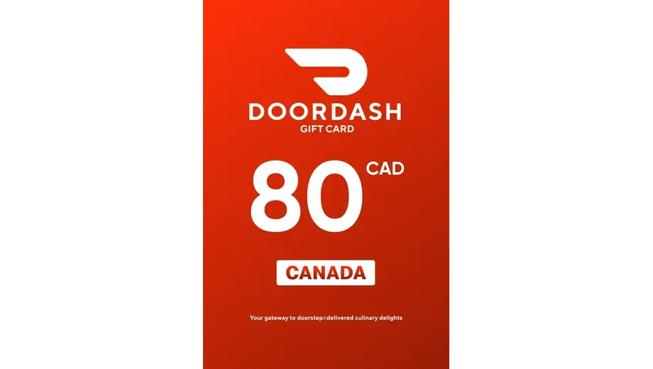 DoorDash 80 CAD Gift Card (Canada) gallery image 2