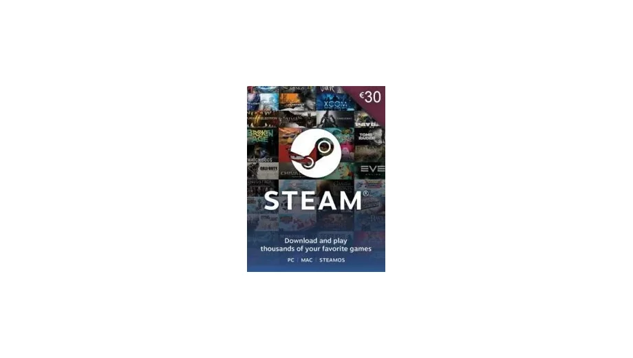 Steam Wallet 30 EUR Gift Card (Spain) gallery image 2