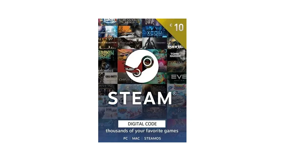 Steam Wallet 10 EUR Gift Card (France) gallery image 2