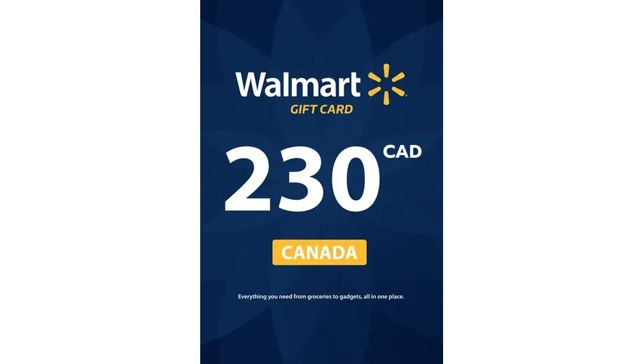 Walmart 230 CAD Gift Card (Canada) gallery image 2