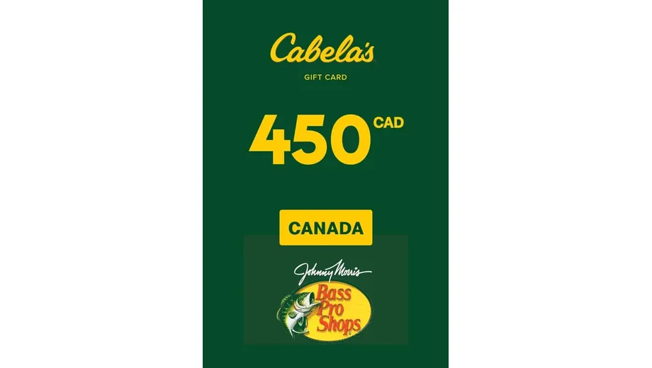 Cabela's 450 CAD Gift Card (Canada) gallery image 2