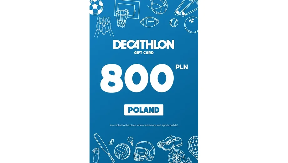Decathlon 800 PLN Gift Card (Poland) gallery image 2