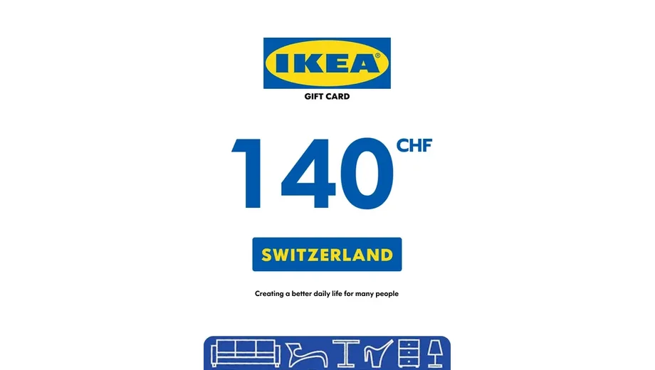 IKEA 140 CHF Gift Card (Switzerland) gallery image 2