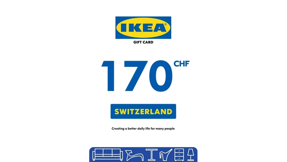 IKEA 170 CHF Gift Card (Switzerland) gallery image 2