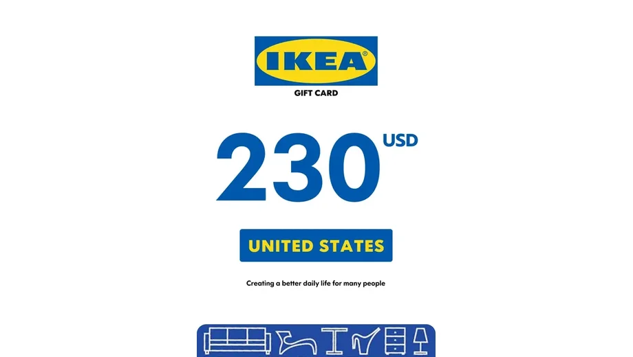 IKEA 230 USD Gift Card (United States) gallery image 2