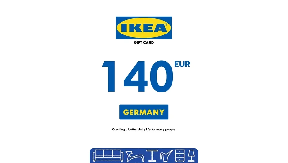 IKEA 140 EUR Gift Card (Germany) gallery image 2