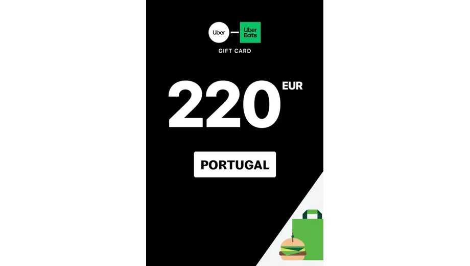 Uber 220 EUR Gift Card (Portugal) gallery image 2