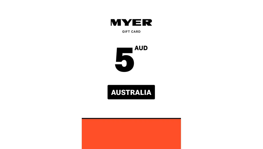 Myer 5 AUD Gift Card (Australia) gallery image 2