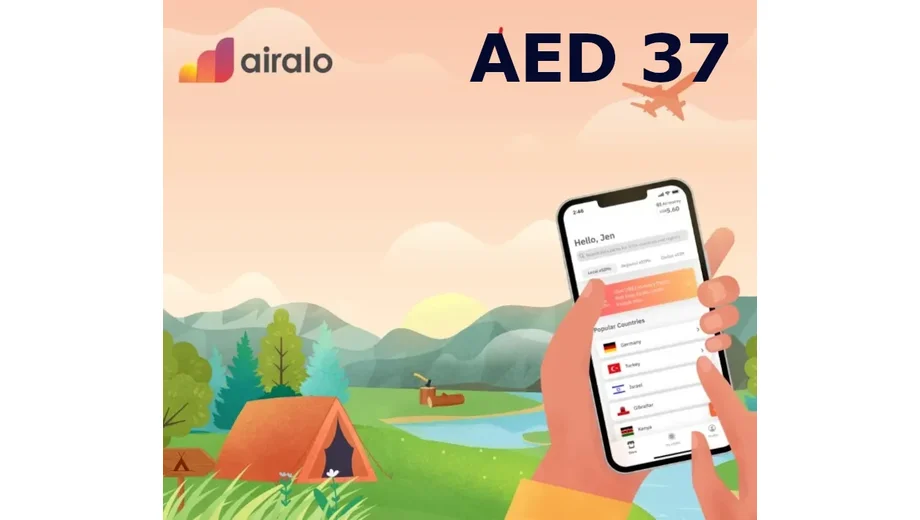 Airalo 37 AED Gift Card (UAE) gallery image 2