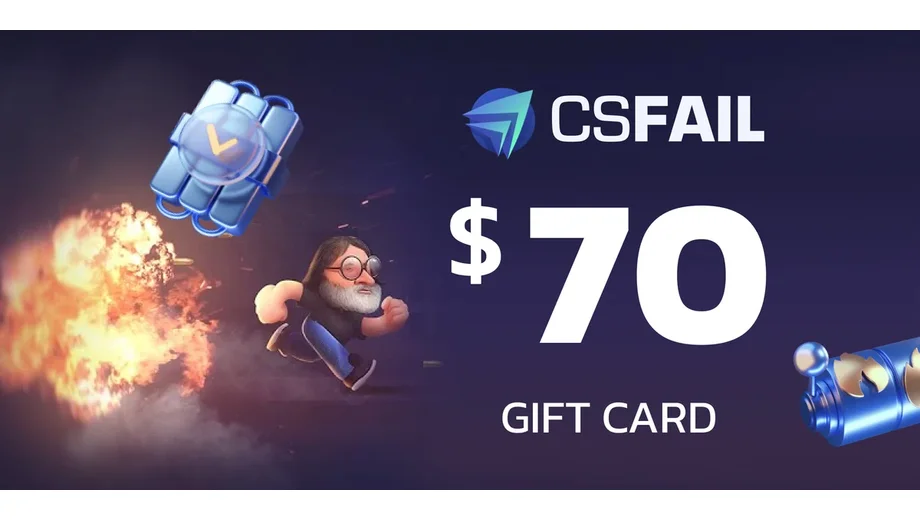 CS fail 70 USD Gift Card (Global) gallery image 2