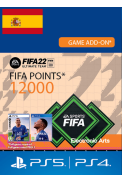 FIFA 22 - 12000 FUT Points (Spain) (PS4 / PS5)