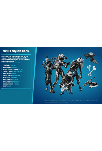 Fortnite - Skull Squad Pack (DLC) (Xbox One)