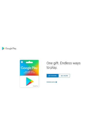 Google Play £25 (GBP) (UK - United Kingdom) Gift Card 