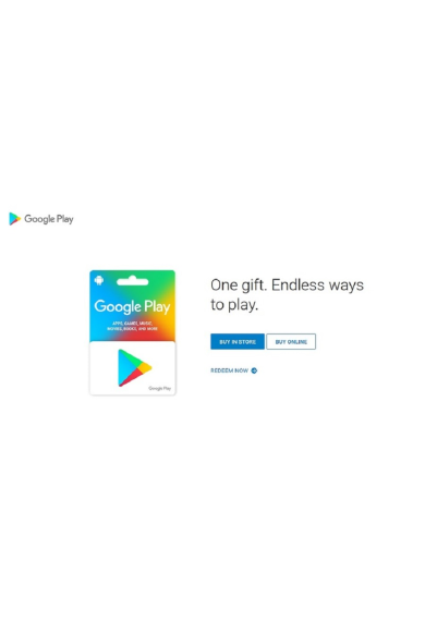 Google Play $5 (USD) (USA/North America) Gift Card 