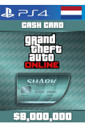 Grand Theft Auto Online: Megalodon Shark Card GTA Online - GTA V (5) (Netherlands) (PS4)
