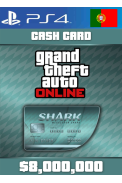 Grand Theft Auto Online: Megalodon Shark Card GTA Online - GTA V (5) (Portugal) (PS4)