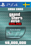Grand Theft Auto Online: Megalodon Shark Card GTA Online - GTA V (5) (Sweden) (PS4)