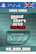Grand Theft Auto Online: Megalodon Shark Card GTA Online - GTA V (5) (UK - United Kingdom) (PS4)
