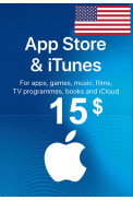 Apple iTunes Gift Card - $15 (USD) (USA/North America) App Store