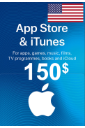 Apple iTunes Gift Card - $150 (USD) (USA/North America) App Store