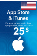 Apple iTunes Gift Card - $25 (USD) (USA) App Store