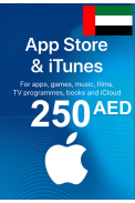 Apple iTunes Gift Card - 250 (AED) (UAE/United Arab Emirates) App Store