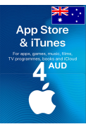 Apple iTunes Gift Card - 4 (AUD) (Australia) App Store