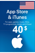 Apple iTunes Gift Card - $40 (USD) (USA/North America) App Store