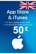 Apple iTunes Gift Card - £50 (GBP) (UK/United Kingdom) App Store