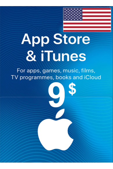 Apple iTunes Gift Card - $9 (USD) (USA) App Store