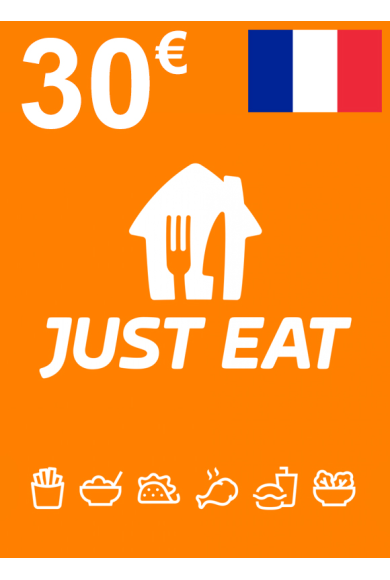 Just Eat Gift Card 30€ (EUR) (France)