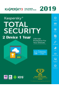 Kaspersky Total Security 2019 - 2 Device 1 Year
